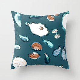 Mollusks Throw Pillow
