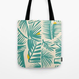 Retro Palm spring  / green Tote Bag