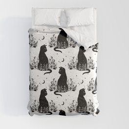Night Garden Cat Comforter
