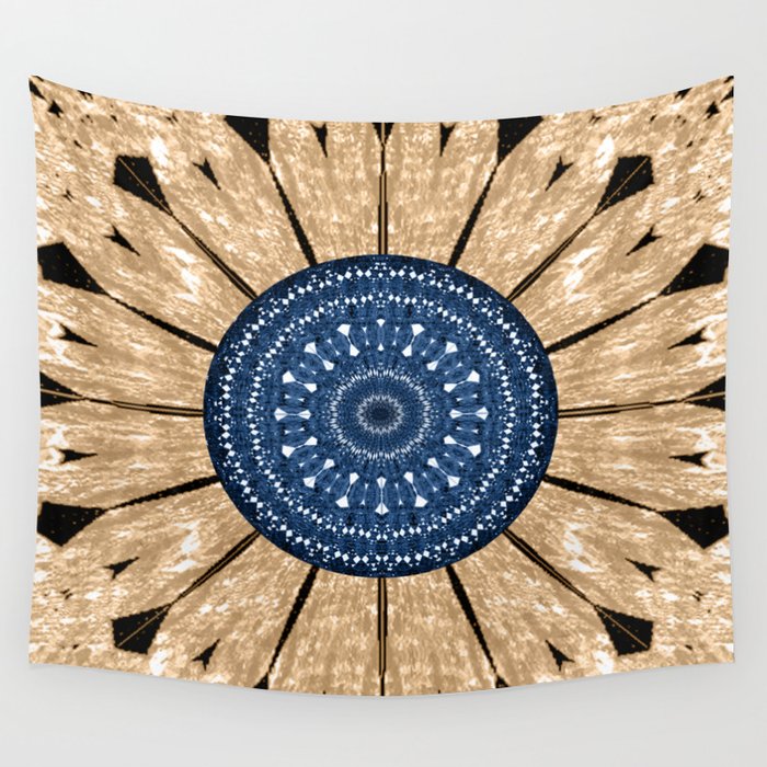 Aboriginal Mandala Wall Hanging Tapestry Print Wall Tapestry By