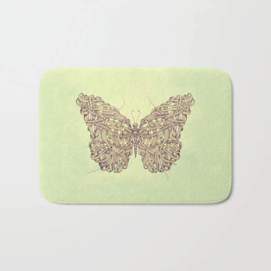 Butterfly Bath Mat