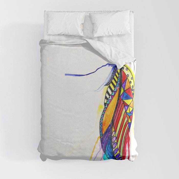 Weeping Feather Duvet Cover