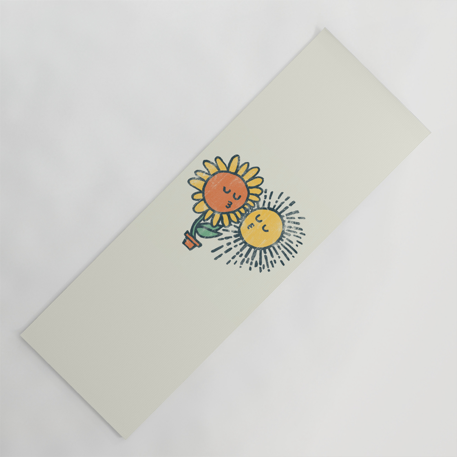 sunflower yoga mat