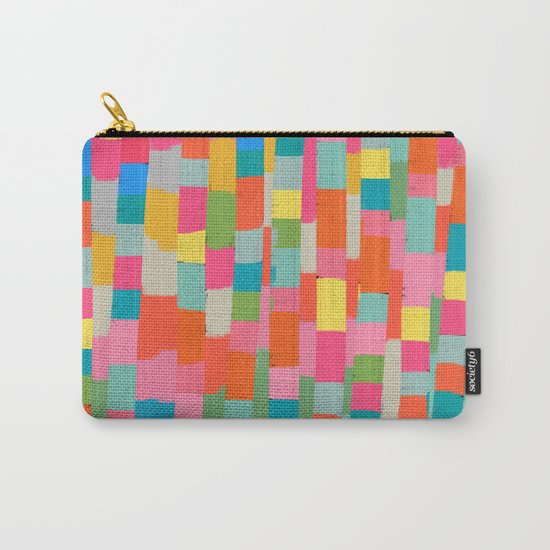 colorful patchwork 2 Carry-All Pouch
