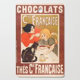 French Chocolates Advertisement  Cutting Board
