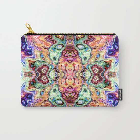 Colorful Mirror Image Abstract Carry-All Pouch
