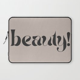 Strong Women I Beauty Sign  Laptop Sleeve