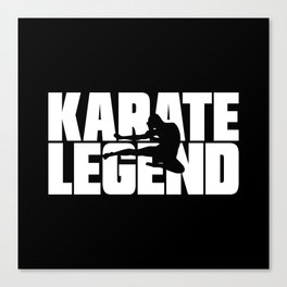 Karate Legend Canvas Print