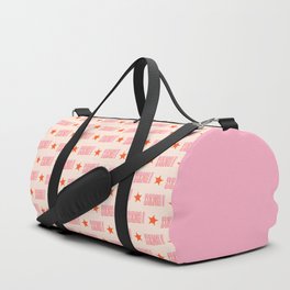 DANG! - western style saloon font in retro mod colors (pink and orange) Duffle Bag