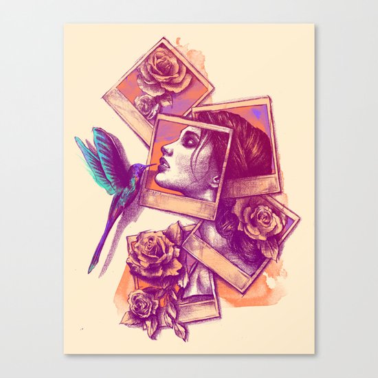 Kiss From a Rose Canvas Print