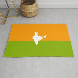 Shape of India 3 Area & Throw Rug