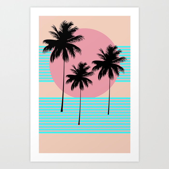 Hello California - Ocean Breeze Art Print