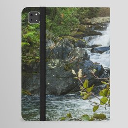 Waterfall Creek, Washington Autumn iPad Folio Case