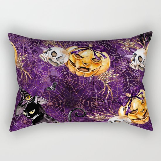 Halloween Witch #3 Rectangular Pillow