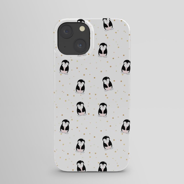 little penguin pattern iPhone Case
