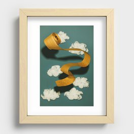 Gold TP in the Clouds Recessed Framed Print