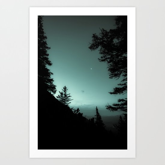 Moonlight Poem Art Print