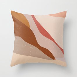 Canyons and Valleys Throw Pillow