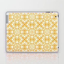 Secret Handshake Lodge Orange Retro Bandana Pattern Laptop Skin