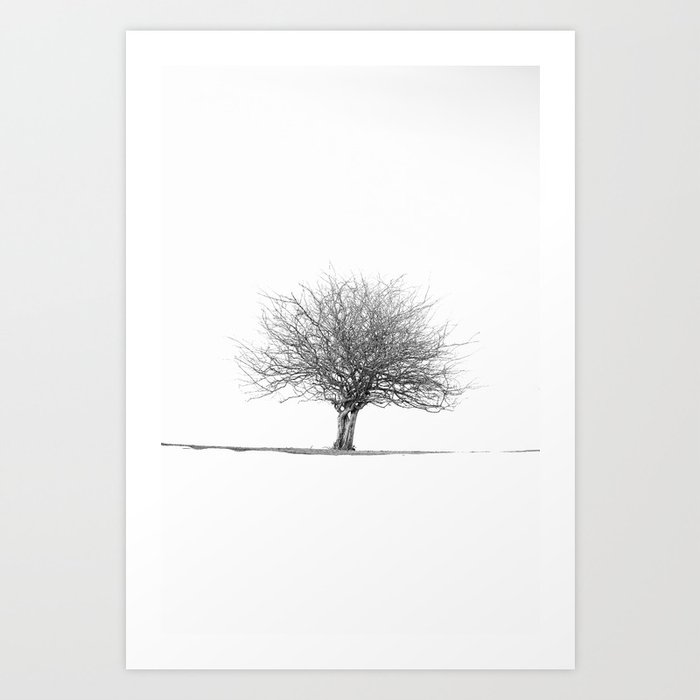 Lonely tree Art Print