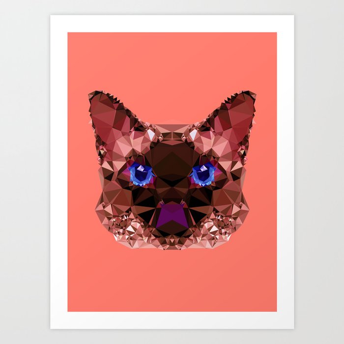 Discover the motif GEOMETRIC GRUMPYCAT by Andreas Lie as a print at TOPPOSTER