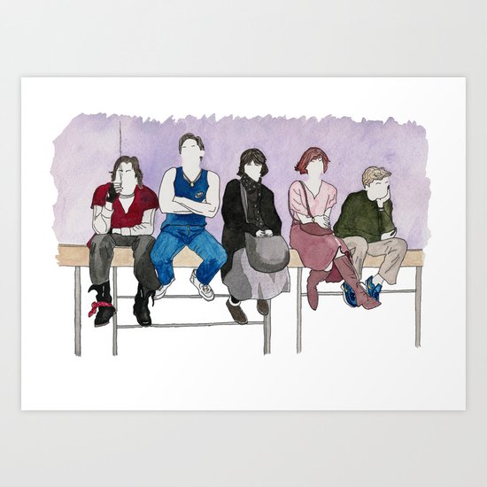 The Breakfast Club Art Print