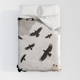 Walter and The Crows Duvet Cover