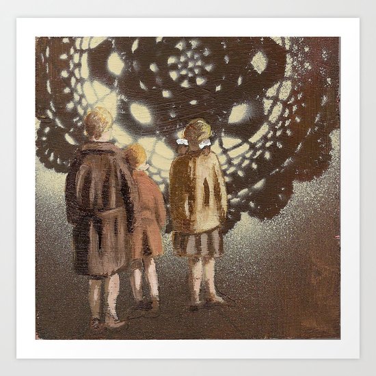 over there Art Print