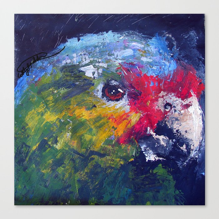 The Parrot Canvas Print