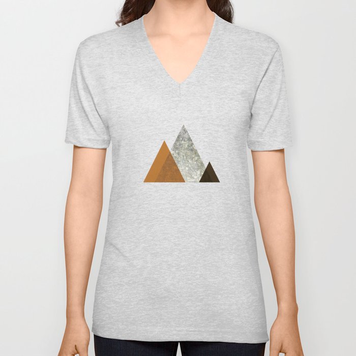 Mountains V Neck T Shirt