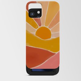 Wonderful Sunset Boho iPhone Card Case