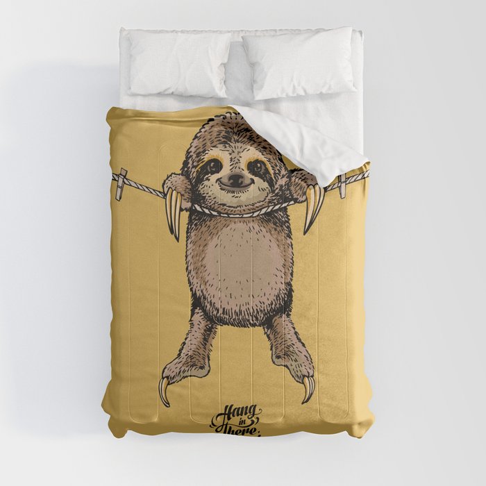 Sloth top baby comforter