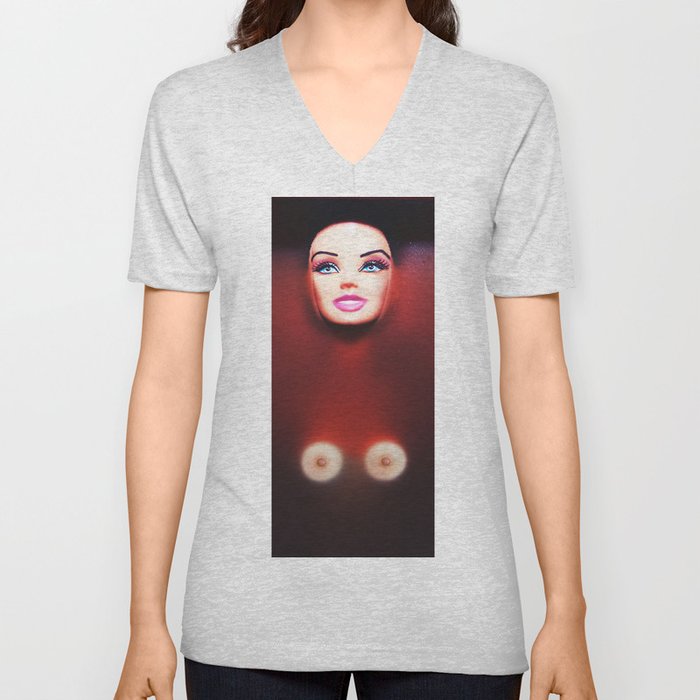 "boob" from Chocolate Summers by House of Munroe V Neck T Shirt