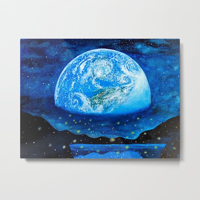 Earth Consciousness Number 8 Metal Print