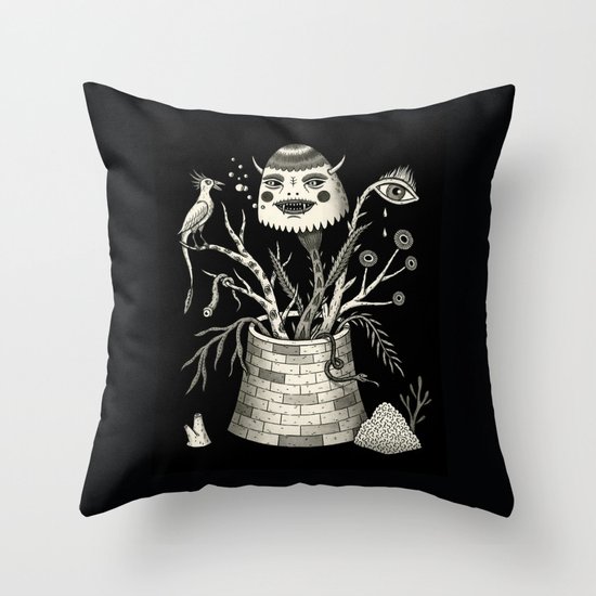 Savage Bouquet Throw Pillow
