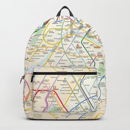 Subway of Paris Backpack