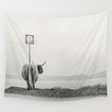 Portrait Of A Highland Cow Wall Tapestry By Dorit Fuhg