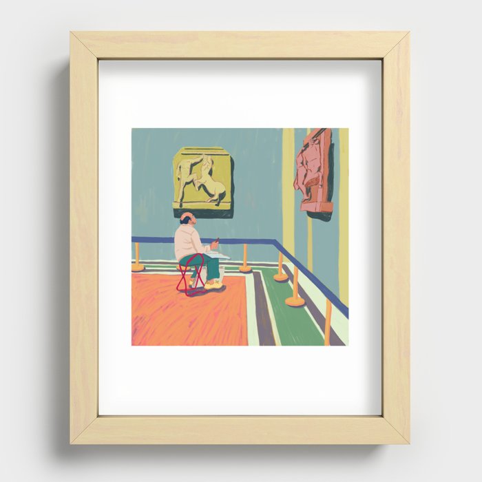 when i grow up/British Museum Recessed Framed Print