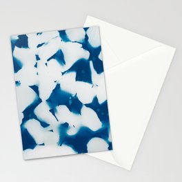 Gravel Cyanotype Print Stationery Card