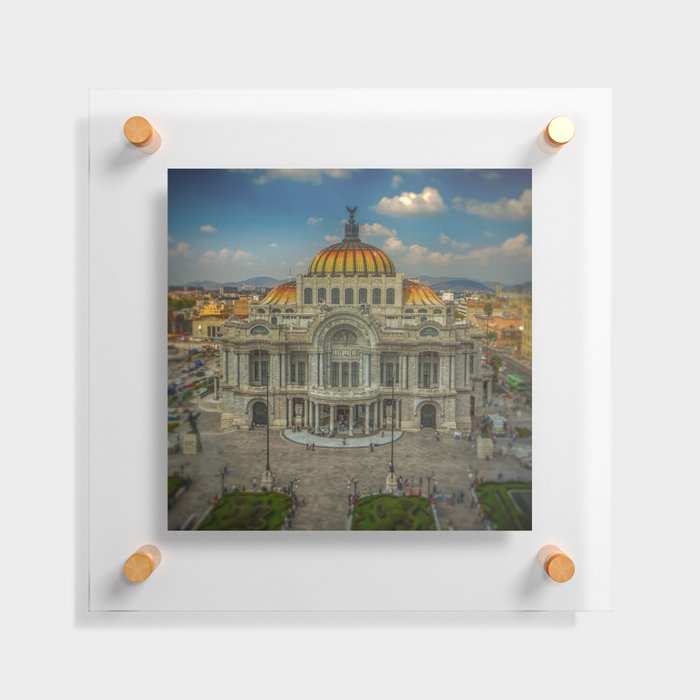 Mexico Photography - Beautiful Palace In Down Town Mexico City Floating Acrylic Print