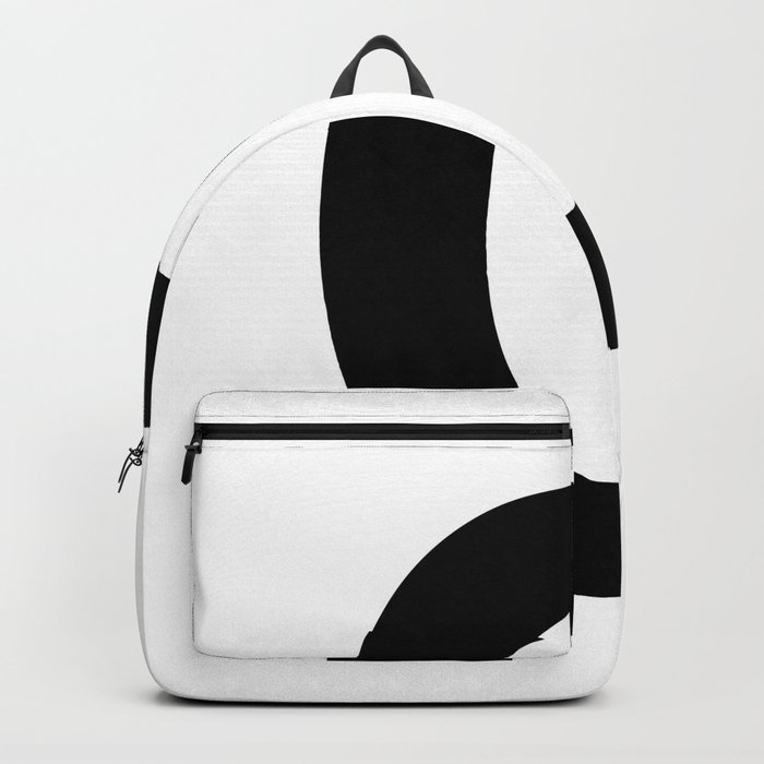 Letter C (Black & White) Backpack