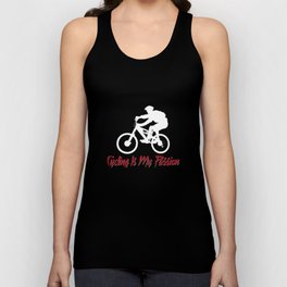 Cycling Is My Passion - Cycopath Mountain Bike Unisex Tank Top