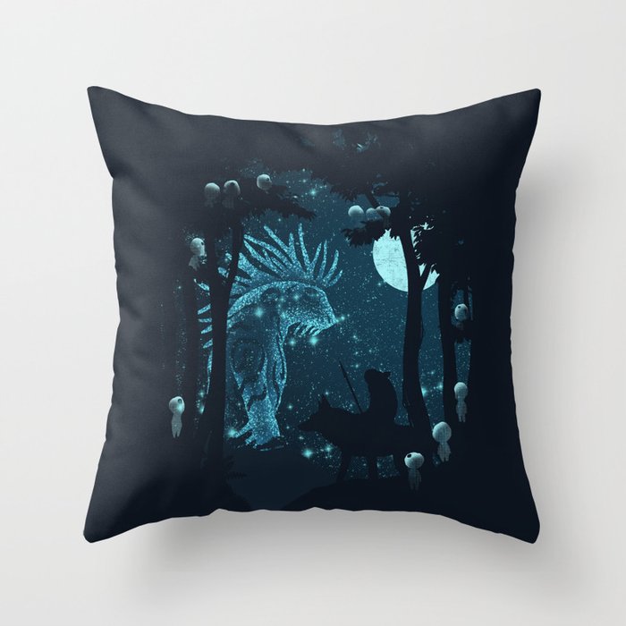 Forest Spirit Throw Pillow