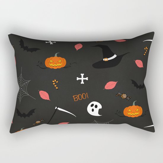 Halloween Pattern Rectangular Pillow