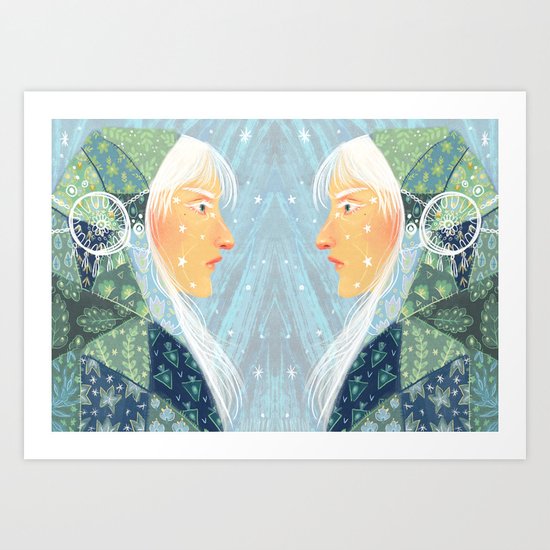 Gemini Art Print