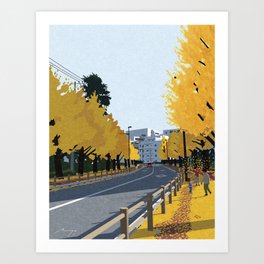 Autumn Evening (2019) Art Print