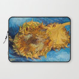 Vincent van Gogh - Two Cut Sunflowers Laptop Sleeve