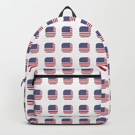 flag of usa- with soft square Backpack | Usa, Patriotic, Unitedstates, Americandream, Starsandstrips, Patriot, Chicago, Graphicdesign, Newyork, Hollywood 