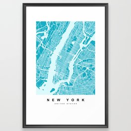 Maps Of Cities Framed City Maps Framed Art Prints To Match Any Home's Decor | Society6