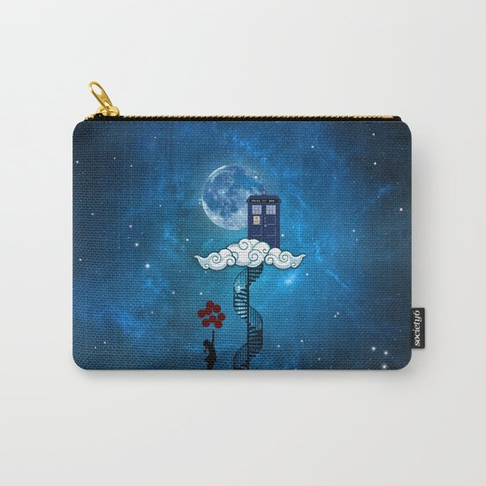 Tardis Stair banksy ballons Girl Carry-All Pouch